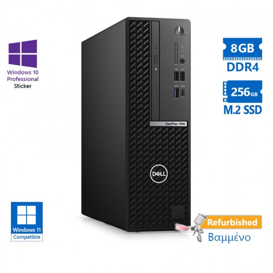 Dell 7090 SFF i5-10505/8GB DDR4/256GB M.2 SSD/DVD/10P Grade A+ Refurbished PC