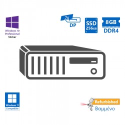 OEM B560 SFF i5-11400/8GB DDR4/256GB SSD/DVD/10P Grade A+ Refurbished PC