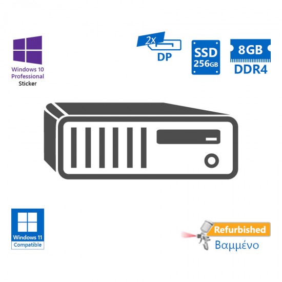 OEM B560 SFF i5-11400/8GB DDR4/256GB SSD/DVD/10P Grade A+ Refurbished PC