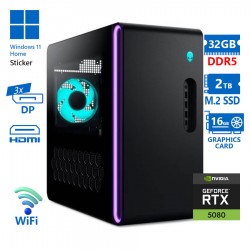 Dell Gaming AlienWare Aurora ACT1250 WiFi Tower Ultra 7 265KF/32GB DDR5/2TB M.2 SSD/Nvidia Geforce R