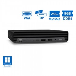 HP EliteDesk 800G6 DM i5-10500/8GB DDR4/256GB M.2 SSD/No ODD/Grade A Refurbished PC