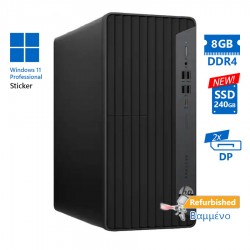 HP EliteDesk 800G6 Tower i5-10500/8GB DDR4/240GB SSD New/No ODD/11P Grade A+ Refurbished PC