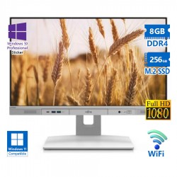 Fujitsu (A-) Esprimo K5010/24 WiFi AIO w/Monitor 24``FHD/i5-10400/8GB DDR4/256GB M.2 SSD/No ODD/10P
