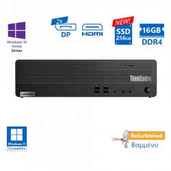 Lenovo M70s SFF i5-10400/16GB DDR4/256GB SSD New/No ODD/10H Grade A+ Refurbished PC