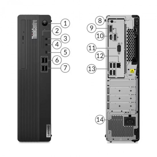 Lenovo M75s Gen2 SFF AMD Ryzen 5 Pro 4650G/8GB DDR4/256GB SSD New/No ODD/10P Grade A+ Refurbished PC