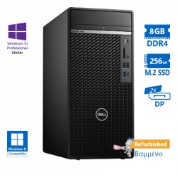 Dell 7080 Tower i5-10500/8GB DDR4/256GB M.2 SSD/No ODD/10P Grade A+ Refurbished PC