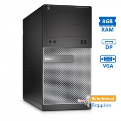 Dell 3020 Tower i3-4130/8GB DDR3/250GB/DVD/8P Grade A+ Refurbished PC