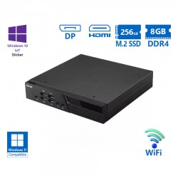 Asus PB60 Tiny WiFi i5-9500T/8GB DDR4/256GB M.2 SSD/No ODD/10IoT Grade A Refurbished PC