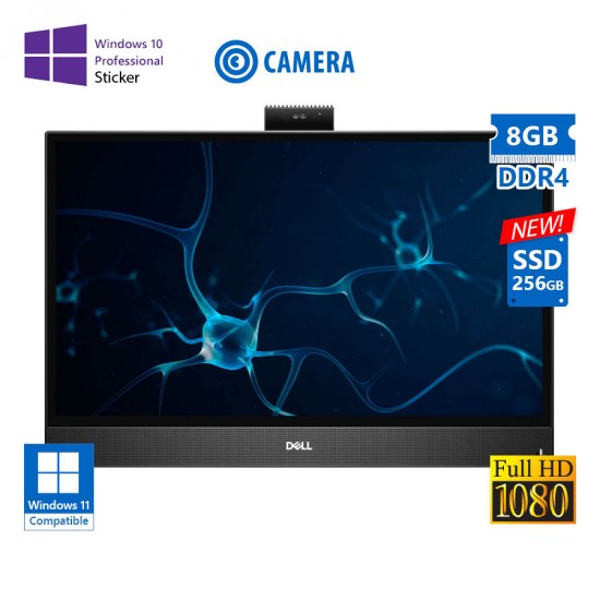 Dell OptiPlex 3280 AIO w/Monitor 21.5``FHD/i3-10305T/8GB DDR4/256GB SSD New/No Stand/No ODD/Webcam/1