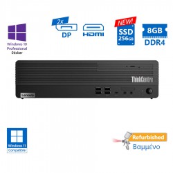 Lenovo M70s SFF i5-10400/8GB DDR4/256GB SSD New/DVD/10P Grade A+ Refurbished PC