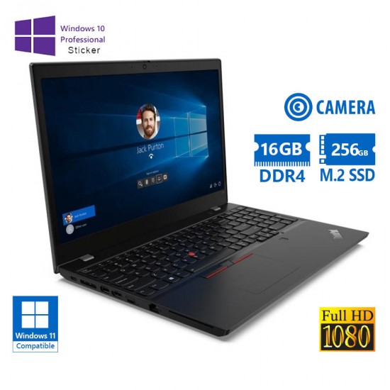 Lenovo (A-) ThinkPad L15 Gen 1 i5-10310U/15.6``FHD/16GB DDR4/256GB M.2 SSD/No ODD/Camera/10P Grade A