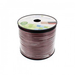 Καλώδιο Ηχείου Well 100m 2x1.50mm2 CCA Μαύρο/κόκκινο LSP-CCA1.50BR-100-WL