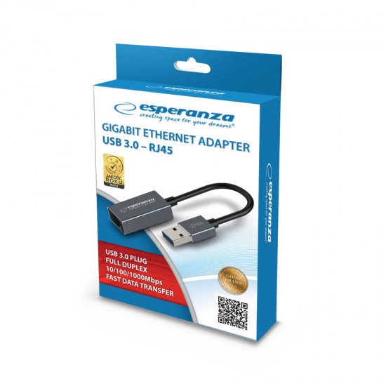 Adaptor USB3.0 to LAN 10/100/1000Mbps ENA101
