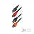 3M M/F 2RCA Plug To 2RCA Jack Nickel