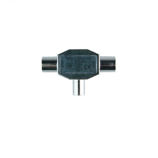 Μεταλλικό Splitter TV 9.5MM
