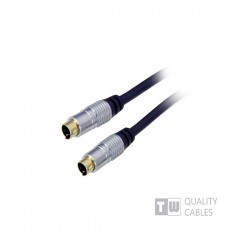 520 Gold H/Q Premium S-Video to S-Video Plug 5m blister pack