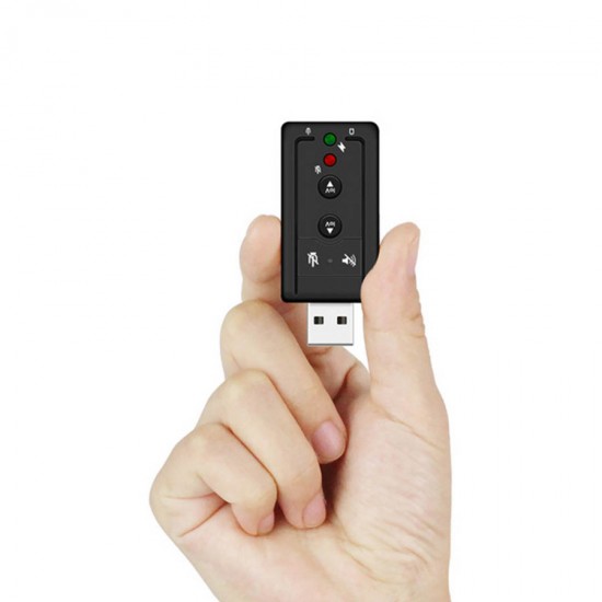 Εξωτερική κάρτα ήχου 7.1 USB to Jack 3.5mm F για PC/MAC/Linux