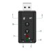 Εξωτερική κάρτα ήχου 7.1 USB to Jack 3.5mm F για PC/MAC/Linux