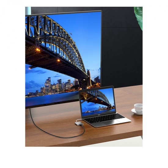 Adaptor USB Type-C 3 in 1/USB 3.0/HDMI/Type-C 3W1