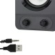 Ηχείο LED 2.1 Channel Soprano Μαύρο EGS107
