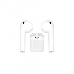 LTC Ακουστικό In-ear Bluetooth Wireless earphones με docking station powerbank LXBT180 λευκό