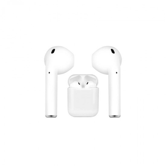 LTC Ακουστικό In-ear Bluetooth Wireless earphones με docking station powerbank LXBT180 λευκό