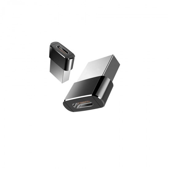 Μετατροπέας TYPE C FEMALE TO USB 2.0 MALE 2.4A BLACK