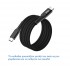 Καλώδιο Type-C σε USB-C Φόρτισης - Data Magnetic 1m 3A 60W Μαύρο Well CABLE-USBC/USBC-1BK07-WL