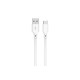 Καλώδιο 3A USB 2.0 σε Type-C Φόρτισης - Data 1m Λευκό Well CABLE-USB/USBC-1WE06-WL