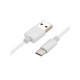 Καλώδιο 2A USB 2.0 σε Type-C Φόρτισης - Data 2m Λευκό Well CABLE-USB/USBC-2WE05-WL