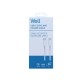 Καλώδιο 60W USB-C σε Type-C Φόρτισης - Data 1m Λευκό Well CABLE-USBC/USBC-1WE06-WL