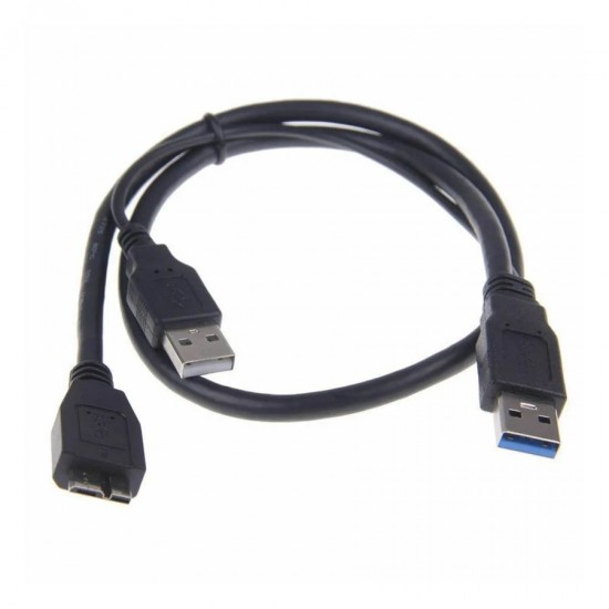 Καλώδιο USB 3.00 Male σε USB 3.0 Micro-B Male 1m Μαύρο