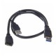 Καλώδιο USB 3.00 Male σε USB 3.0 Micro-B Male 1m Μαύρο