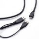 Καλώδιο USB 3.00 Male σε USB 3.0 Micro-B Male 1m Μαύρο