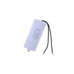 Πυκνωτής Λειτουργίας Well 80μF με καλώδιο 400V MOTCAP-80UF-WR-WL