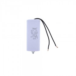 Πυκνωτής Λειτουργίας Well 80μF με καλώδιο 400V MOTCAP-80UF-WR-WL