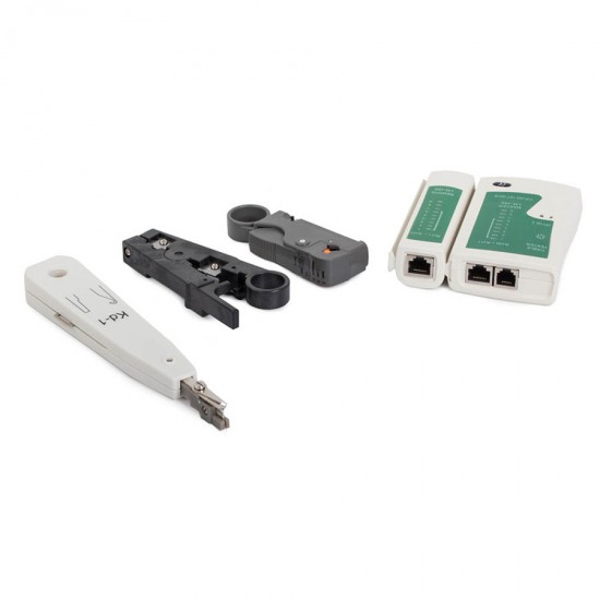 Σετ εργαλείων δοκιμής δικτύου/καλωδίων RJ45 RJ11 και Cat5e/ Cat6