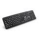 Πληκτρολόγιο USB με μεγάλους χαρακτήρες Μαύρο EK129