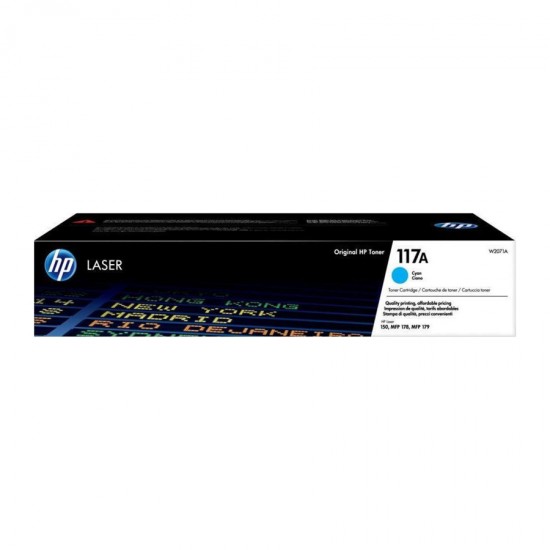 Συμβατό Toner HP W2071A cyan (117A) 700 Σελίδες