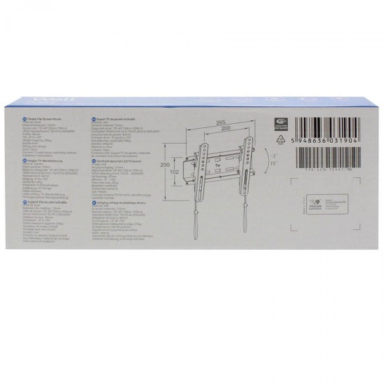 Βάση TV Well 13"- 43" Ρυθμιζόμενη με κορδόνι TVS-LCD-TLS43-WL