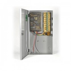 Τροφοδοτικό + Φορτιστής CCTV Κάμερας 12V 11.5A 9 εξόδους