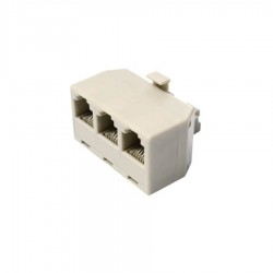 Adaptor Rj11-6P4C 1ΑΡΣΕΝΙΚΟ/3ΘΗΛΥΚΑ (Παραλληλα)
