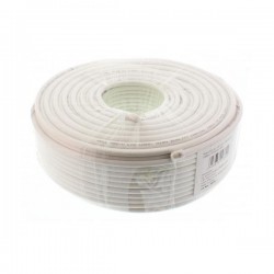 Καλώδιο ομοαξωνικό 100m, 7mm, CX-011LC, 75R λευκό Well RG6-CCS/AL-100-WL