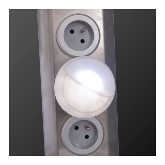 LED Φωτάκι Νυχτός με Φωτοκύτταρο QM244 1 W Κίτρινο φως
