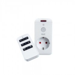 Τηλεχειριζόμενη Πρίζα Well 1 Control + 1 Πριζα  ELAD-SH11/RC-WL
