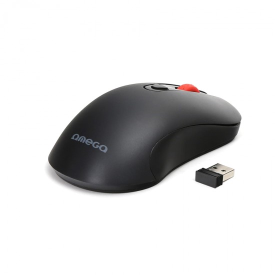 Omega Ασύρματο Ποντίκι 2.4Ghz 1000 -1600Dpi μαύρο OM0520WB