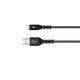 Καλώδιο USB 2.0 σε Micro USB Φόρτισης - Data 1m 2.1A Μαύρο Well USB/UUSB-1BK01-WL