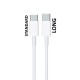 Καλώδιο Type C Long σε USB 2.4A Φόρτισης - Data 2m Λευκό LUC02 Lime