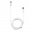 Καλώδιο Type C Long σε USB-C Type C Long 4.0A Φόρτισης - Data 1m Λευκό LCC01 Lime