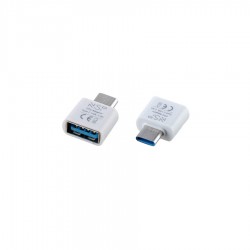 Μετατροπέας USB 3.0 OTG 2.4A FEMALE ΣΕ TYPE C MALE WHITE NSP